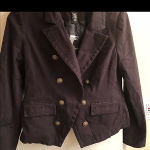 NWT size 8 black blazer jacket